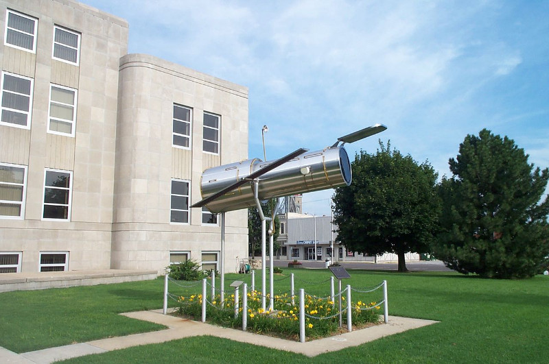 Replica of the Hubble Space Telescope